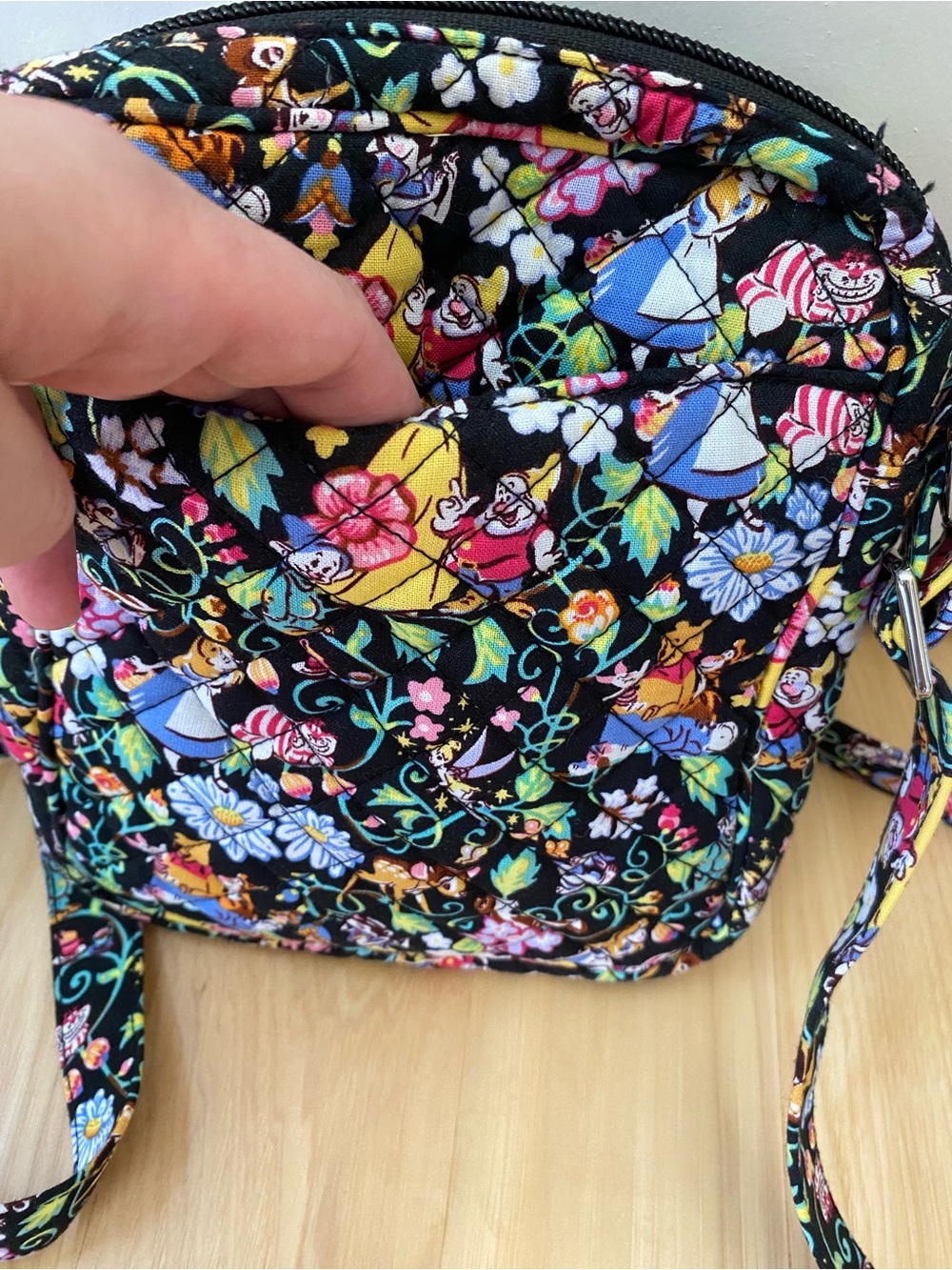 Vera Bradley Disney 100 Small Crossbody Bag Snow White Alice Pooh Bambi - Picture 4 of 9